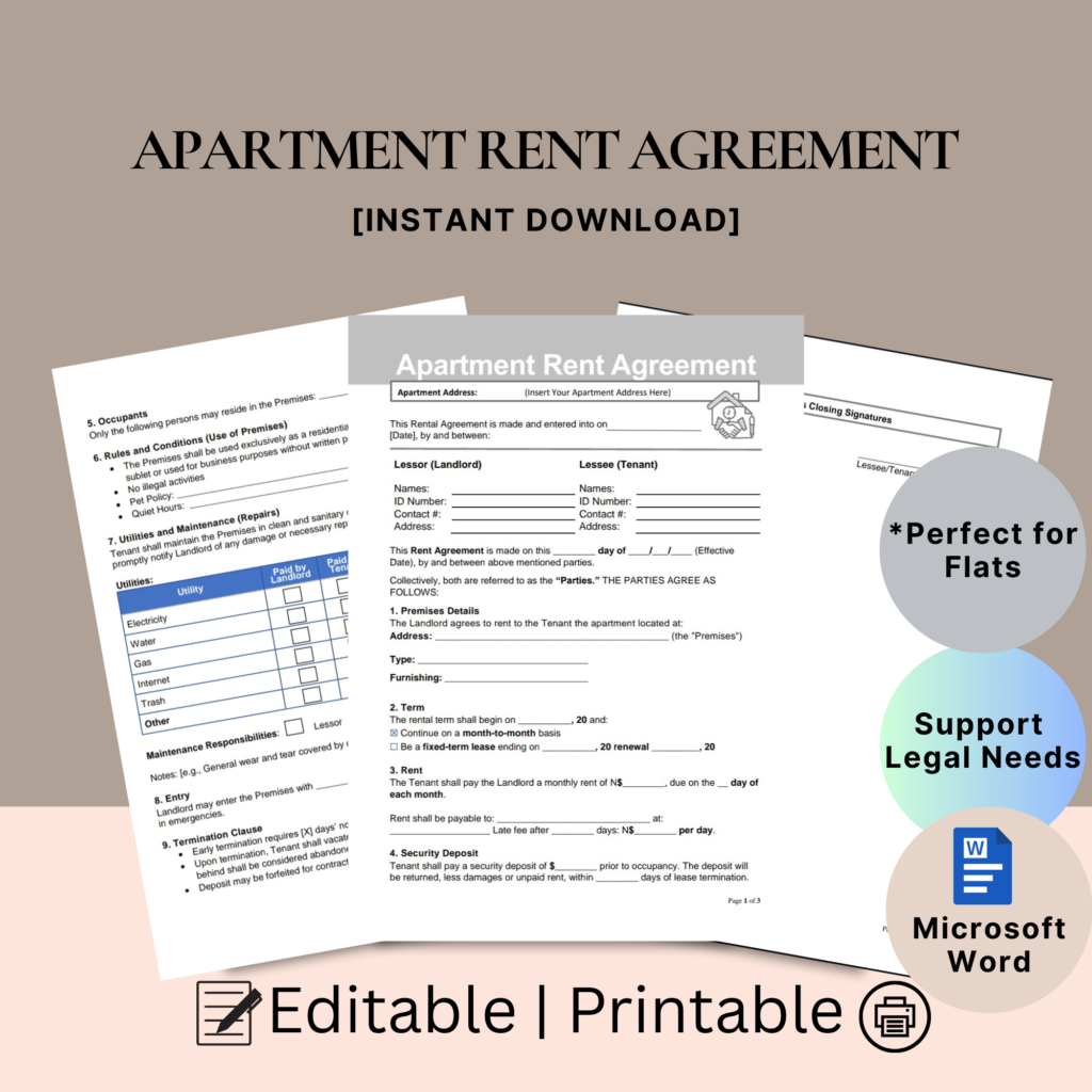 Apartment Rental Agreement