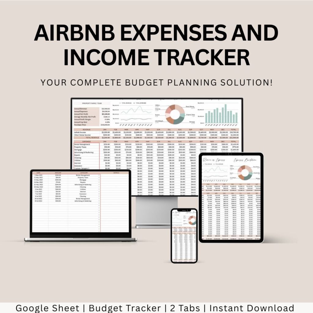 Airbnb Expenses and Income Tracker