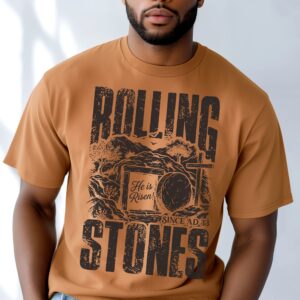 He Is Risen Shirt | Rolling Stones Since AD 33 T-shirt | Easter Tee | Resurrection T-shirt