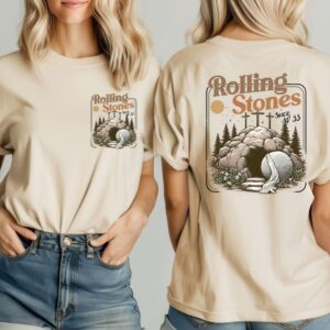 Faith Apparel | Rolling Stones Since AD 33 Shirt | Resurrection T-shirt